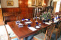 Dining room at Hayes Presidential Home. Fremont, OH.