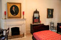 Bedroom upstairs in Spiegel Grove Hayes Presidential house. Fremont, OH.