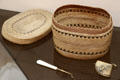 Native American basket from President Rutherford B. Hayes Western Trip at Hayes Museum. Fremont, OH.