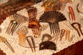Collection of combs in John Wright Mansion at Historic Lyme Village Museum. Bellevue, OH.