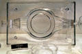 Cascade glass plate at Tiffin Glass Museum. Tiffin, OH.