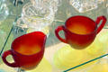 Examples of Tiffin Glass at Tiffin Glass Museum. Tiffin, OH.