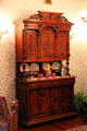 Side cabinet in dining room at Ida Saxton McKinley Historic House. Canton, OH.