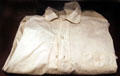 Nightshirt believed to have been worn by President McKinley while trying to recover from his gunshot wounds at William McKinley Presidential Museum & Library. Canton, OH.