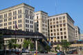 Municipal Building & elevated walkway. Akron, OH.
