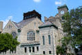 Octagonal exterior of First Congregational Church. Akron, OH.