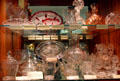 Heisey glass collection at National Heisey Glass Museum. Newark, OH.