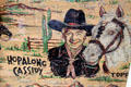 Hopalong Cassidy & Topper rug at Hopalong Cassidy Museum. Cambridge, OH.