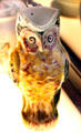 Owl jug marked Morley & Co., Majolica Wellsville, O. at Museum of Ceramics. East Liverpool, OH.