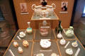 Lotus Ware white porcelain perfected by Knowles, Taylor & Knowles, Co. of East Liverpool at Museum of Ceramics. East Liverpool, OH.