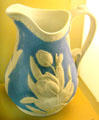 Parian pitcher by William Bloor at Museum of Ceramics. East Liverpool, OH.