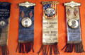 William McKinley & Garret A. Hobart campaign ribbons at Museum of Ceramics. East Liverpool, OH.