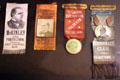 William McKinley campaign ribbons at Museum of Ceramics. East Liverpool, OH.