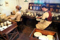 Painting ceramics exhibit at Museum of Ceramics. East Liverpool, OH.