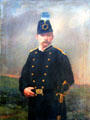 Portrait of Civil War soldier at Stone Academy Museum. Zanesville, OH.