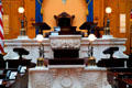 Speakers area in Senate chamber at Ohio State Capitol. Columbus, OH.