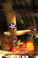 Curtiss JN-4D Jenny biplane trainer became America's barnstorming plane after WWI at National Museum of USAF. Dayton, OH.