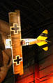 Fokker Dr. I triplane replica fighter from Germany at National Museum of USAF. Dayton, OH.