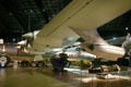 Wing of Convair B36J bomber with mixed jet & prop engines at National Museum of USAF. Dayton, OH.