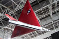 Fairchild XSM-73 Bull Goose pilotless decoy missile at National Museum of USAF. Dayton, OH.