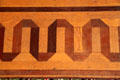 Inlaid wood floor at Reese-Peters House. Lancaster, OH.