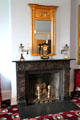 Fireplace at Reese-Peters House. Lancaster, OH.
