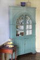 Dining room corner cabinet at Johnston Farm. Piqua, OH.