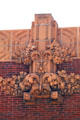 Sullivan's Terra cotta Art Nouveau detail on People's Federal Savings & Loan Assn. Sidney, OH.
