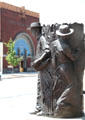 Sculpture facing People's Federal Savings & Loan Assn. Sidney, OH.