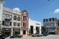 Italianate heritage streetscape along Poplar St. Sidney, OH.