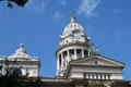 Domes & pediments of Miami County Courthouse. Troy, OH.