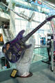 Guitar Mania painted guitars with Michael Jackson in Rock & Roll Hall of Fame. Cleveland, OH.