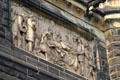 Garfield, the Martyred President, relief by Caspar Buberl on President James A. Garfield Monument. Cleveland, OH.