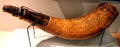 Powder horn of Abraham Andrews at Cleveland History Center. Cleveland, OH.