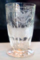 Lincoln White House Service punch cup by Dorflinger Glass Works, Brooklyn, NY at Cleveland History Center. Cleveland, OH.