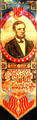 Abraham Lincoln mourning ribbon at Cleveland History Center. Cleveland, OH.