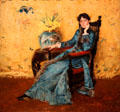 Dora Wheeler portrait by William Merritt Chase at Cleveland Museum of Art. Cleveland, OH