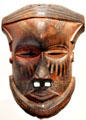 Kuba wooden helmet mask from Central Africa, Congo at Cleveland Museum of Art. Cleveland, OH.