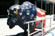 Roughneck by Mike Larsen at Spirit of the Buffalo OK Centennial street art project. Oklahoma City, OK.