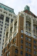 Neo Gothic upper facade of Philtower. Tulsa, OK.