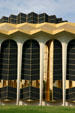 Facade of Graduate Center of Oral Roberts University. Tulsa, OK.