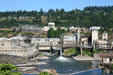 Power plant at Willamette Falls. Oregon City, OR.
