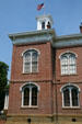 Facade details of Jackson County courthouse. Jacksonville, OR.