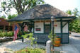 Rouge River Valley Railway Depot now town's information center. Jacksonville, OR.
