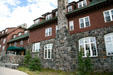 Facade of Crater Lake Lodge. OR.
