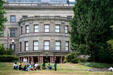 Portland City Hall eastern entrance. Portland, OR.