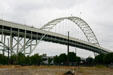 Interstate 405 Freeway Bridge across Willamette River. Portland, OR