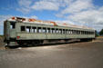 Yreka Western passenger rail car at Tillamook Air Museum. Tillamook, OR.