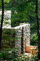 Various wall textures of Fallingwater. Mill Run, PA.