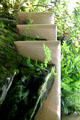 Beams integrated into rock of Fallingwater. Mill Run, PA.
